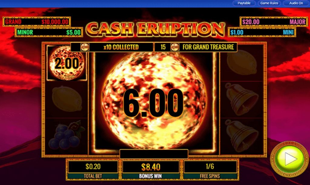 Cash Eruption Slot 1